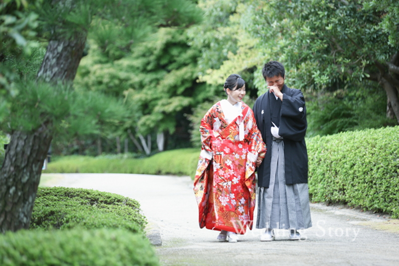 結婚式の前撮りで