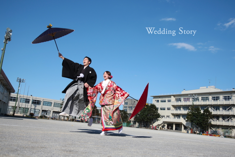 母校で婚礼撮影!