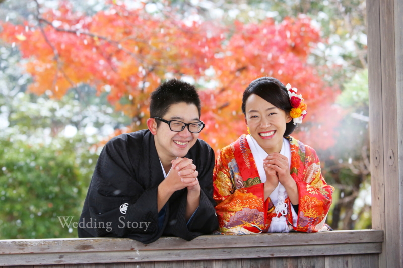 雪と紅葉!?