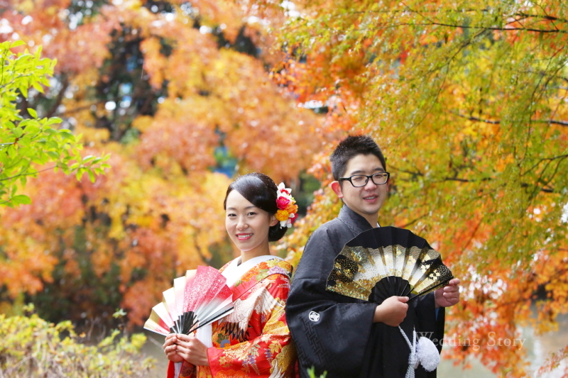 雪と紅葉!?