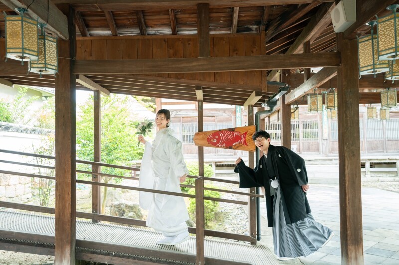 夏から秋に、萬福寺前撮り