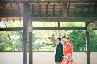 ゆったり萬福寺で花嫁衣裳2着撮影
