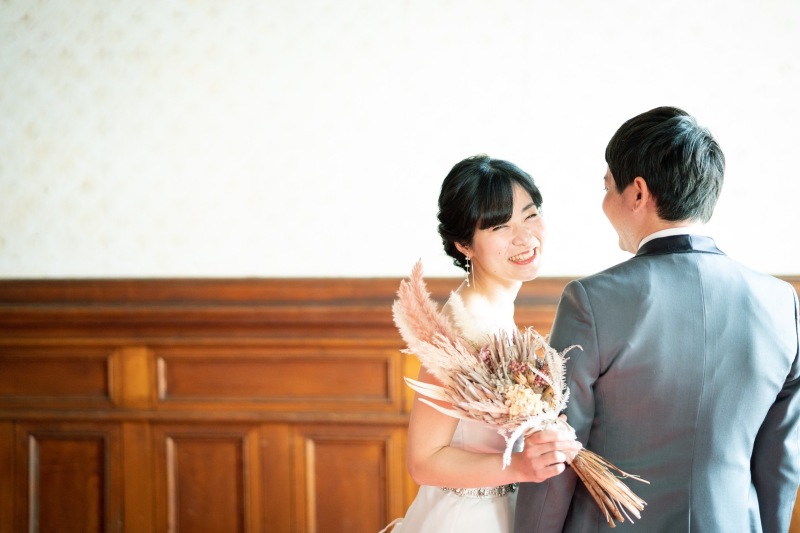 冬のドレス撮影は、京都の洋館で