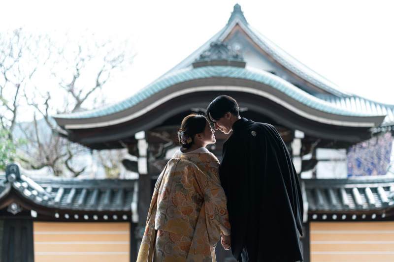 お寺と祇園で撮影