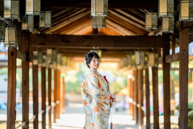 冬もいい感じの萬福寺