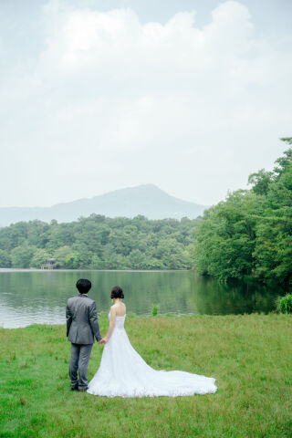 アイテム尽くしの洋装撮影