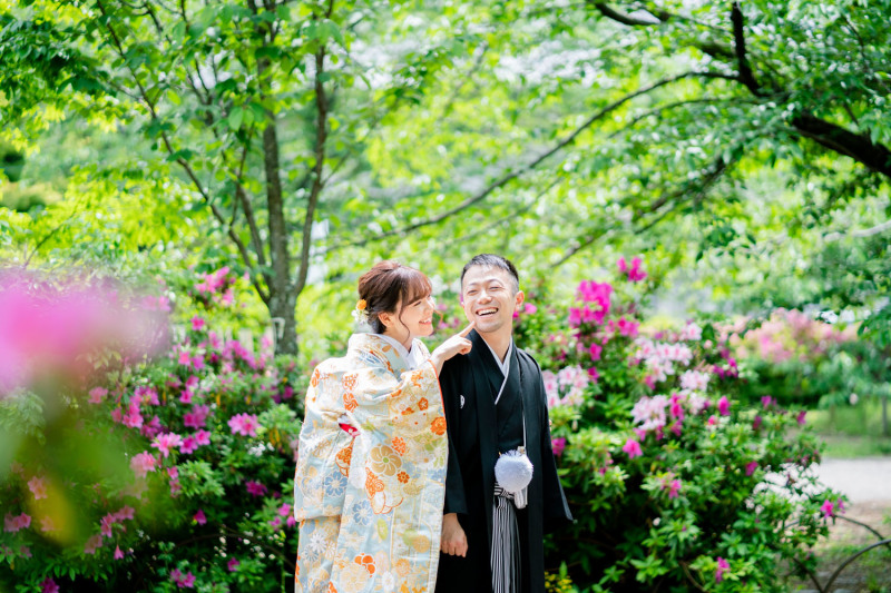 八重桜シーズン、少し空きあり