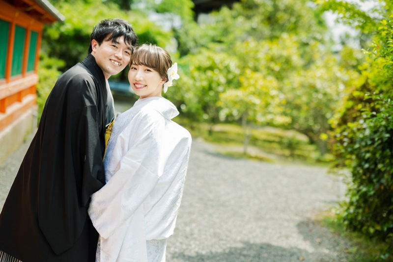 夏の寺院撮影