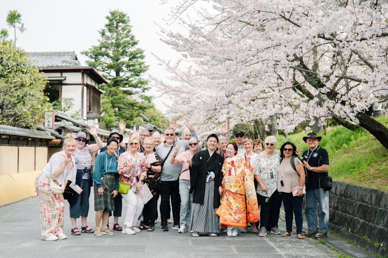 観光地で撮影！