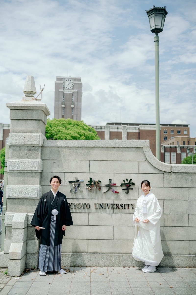母校の大学などで撮影