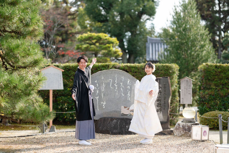 隨心院で白無垢前撮り