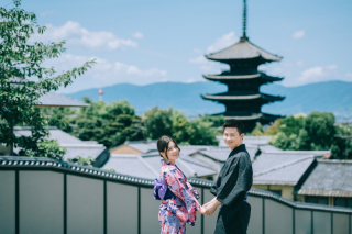 カジュアルきもの撮影