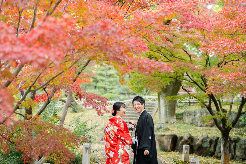 紅葉の智積院