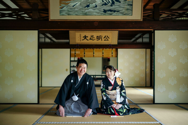本法寺での撮影
