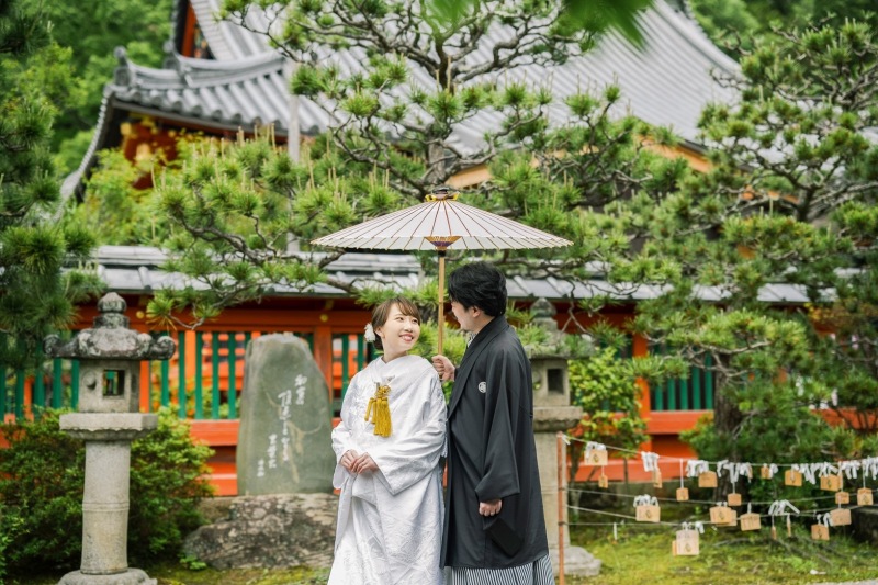 夏の寺院撮影