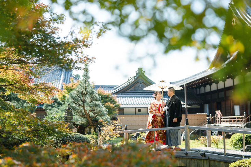 金戒光明寺で和装前撮り