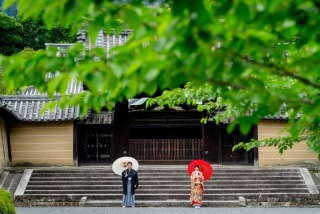 緑の季節前撮りは10月初旬まで