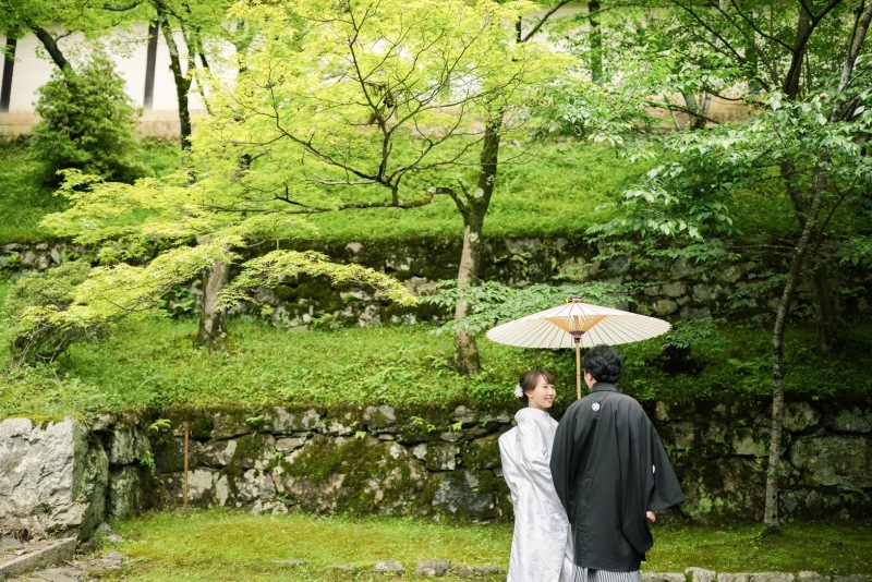 夏の寺院撮影