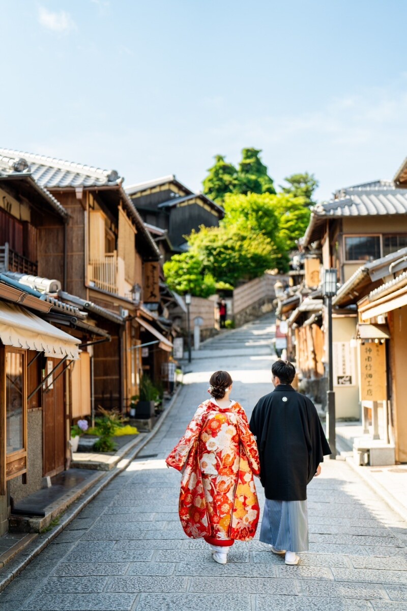 早朝の八坂の塔