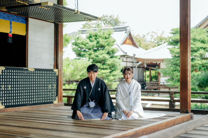 大覚寺での撮影