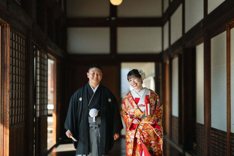 金戒光明寺で和装前撮り