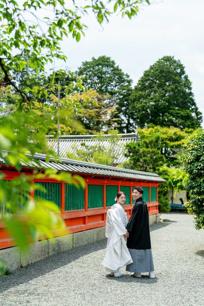 緑の毘沙門堂前撮り