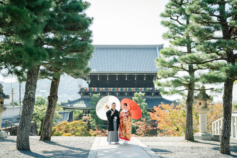 金戒光明寺で和装前撮り