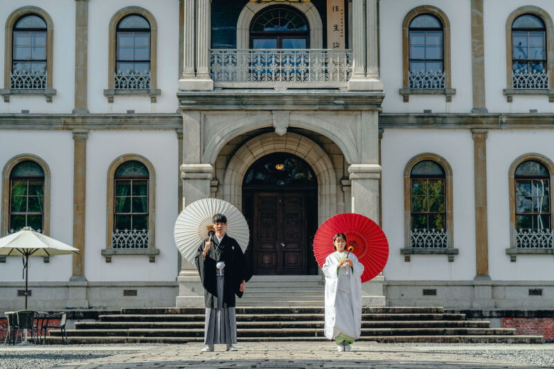 思い出の場所での撮影(大学)