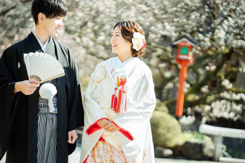 2月の祇園前撮り(梅の季節)