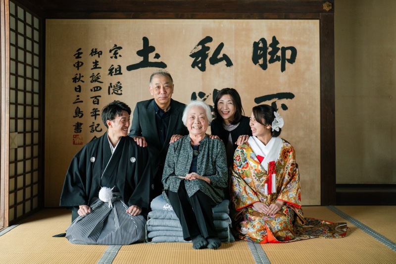 冬の前撮りは、お寺ロケが一押し