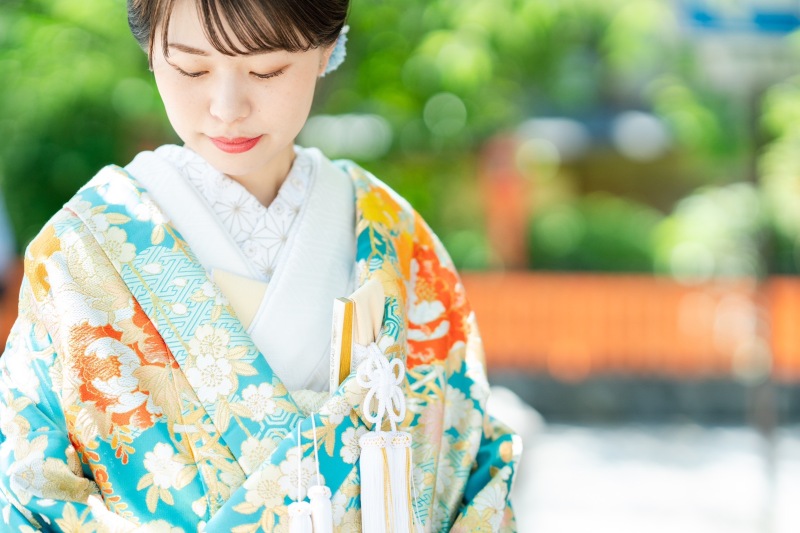 爽やかな色打掛111番のご紹介