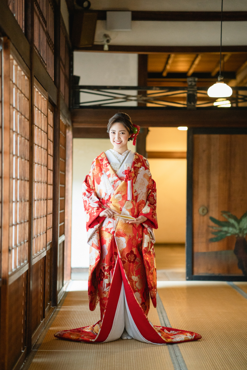 新しい衣装の着姿