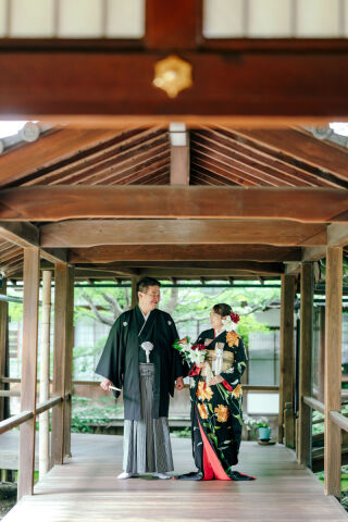 本法寺での撮影