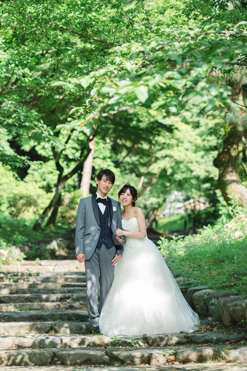 和装と洋装の撮影の様子