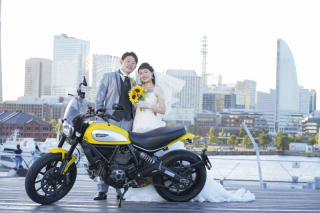 バイク×大桟橋