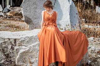 テラコッタドレス