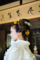 ご自身の髪で日本髪もOK！