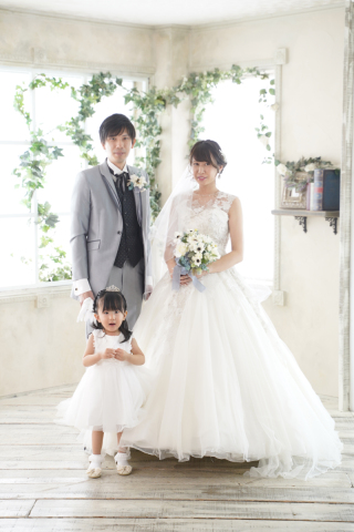 【洋装】お子様と一緒に