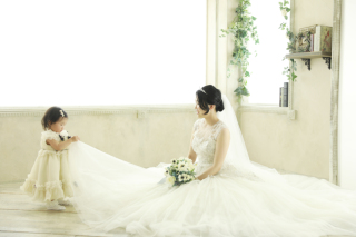 幸せいっぱい♡家族で残すウエディングフォト