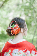 和装のヘアスタイルアレンジ