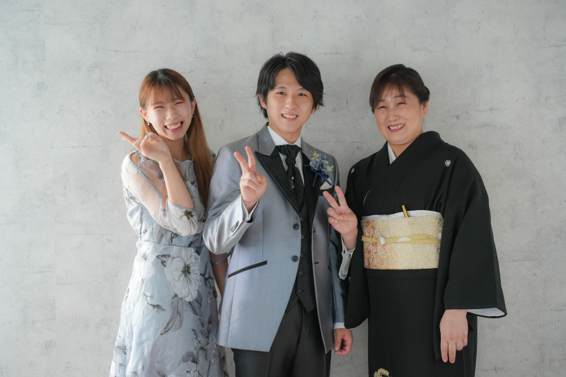 和洋装もご家族様で♪