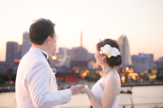 夕焼けも素敵です