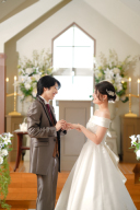 憧れの指輪交換…♡