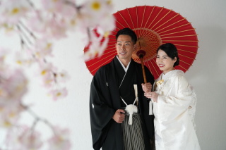 清楚な白無垢もお任せください