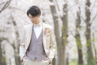 新郎様のソロショットも！
