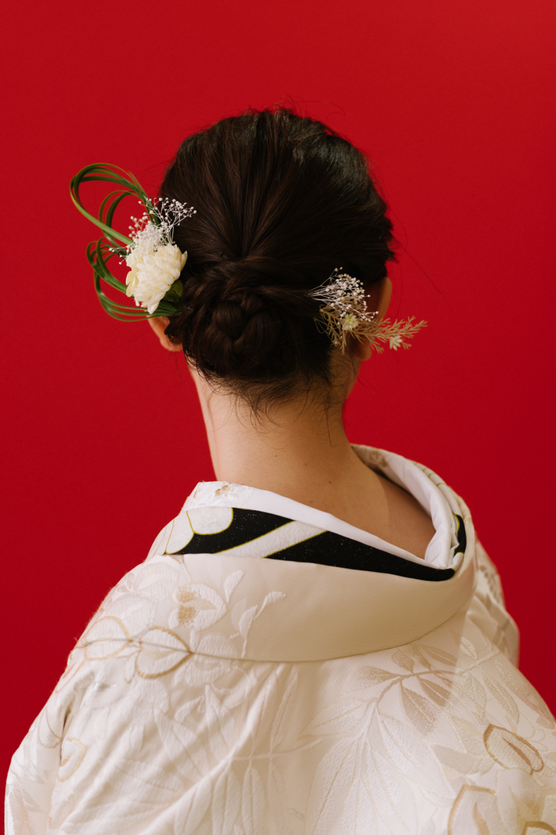 和装のヘアスタイルアレンジ