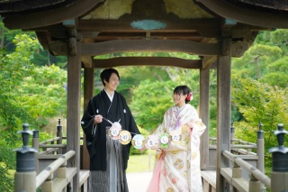 自然の中で撮影♪