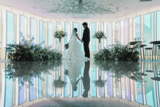 オーロラ輝くチャペルフォトウェディング♪