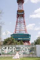 大通公園でのプチロケーション撮影♡