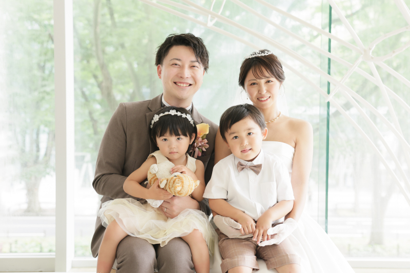 家族で写真撮影♪